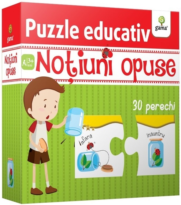 Notiuni opuse - Puzzle educativ