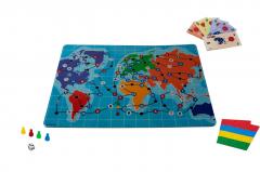 Joc educativ - Calatorie in jurul lumii