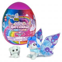 Figurina - Hatchimals Rainbow-Cation - Sibling Luv Pack! (surpriza)