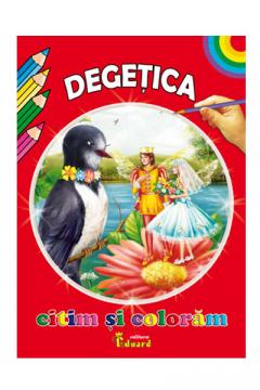 Citim si coloram - Degetica Hans Christian Andersen