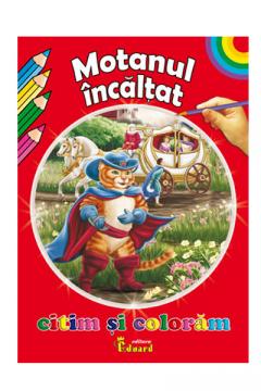 Citim si coloram - Motanul incaltat C.Perrault