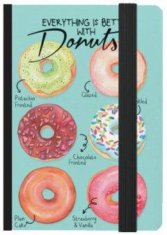 Carnet - Photo - Small, Lined - Six Donuts