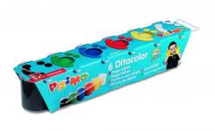 Set 6 culori tempera pentru pictat cu degetele