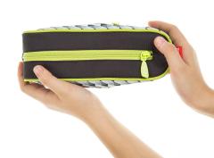 Penar cu fermoar - Zipit - Negru si Verde