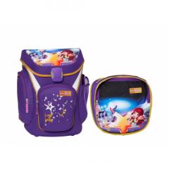 Ghiozdan scoala Explorer + sac sport mov - Friends PopStar