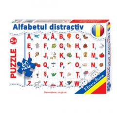 Puzzle educational - Alfabetul distractiv 