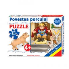 Puzzle educational - Povestea porcului