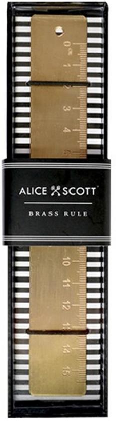 Linie - Alice Scott Brass Gold Metal