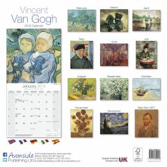 Calendar de perete 2018 - 16 luni - Van Gogh