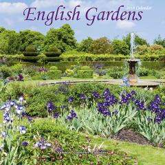 Calendar de perete 2018 - 16 luni - English Gardens