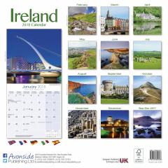 Calendar de perete 2018 - 16 luni - Ireland