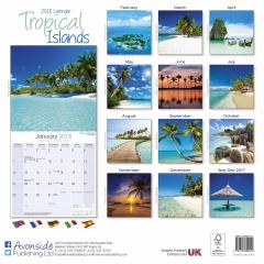 Calendar de perete 2018 - 16 luni - Tropical Islands