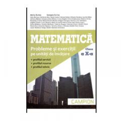 Matematica, M2. Probleme si exercitii pe unitati de invatare, pentru clasa a X-a