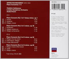 Rachmaninov - Piano Concertos Nos. 1-4