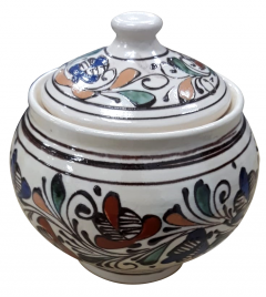 Bomboniera patrata ceramica corund