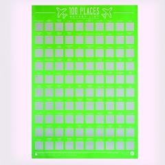 Scratch Poster - 100 Places