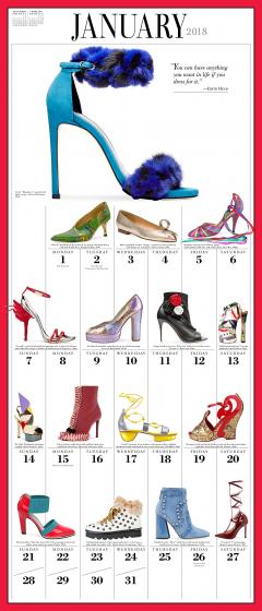 Calendar de birou 2018 - 365 Days of Shoes
