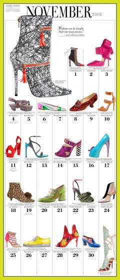 Calendar de birou 2018 - 365 Days of Shoes