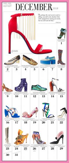 Calendar de birou 2018 - 365 Days of Shoes