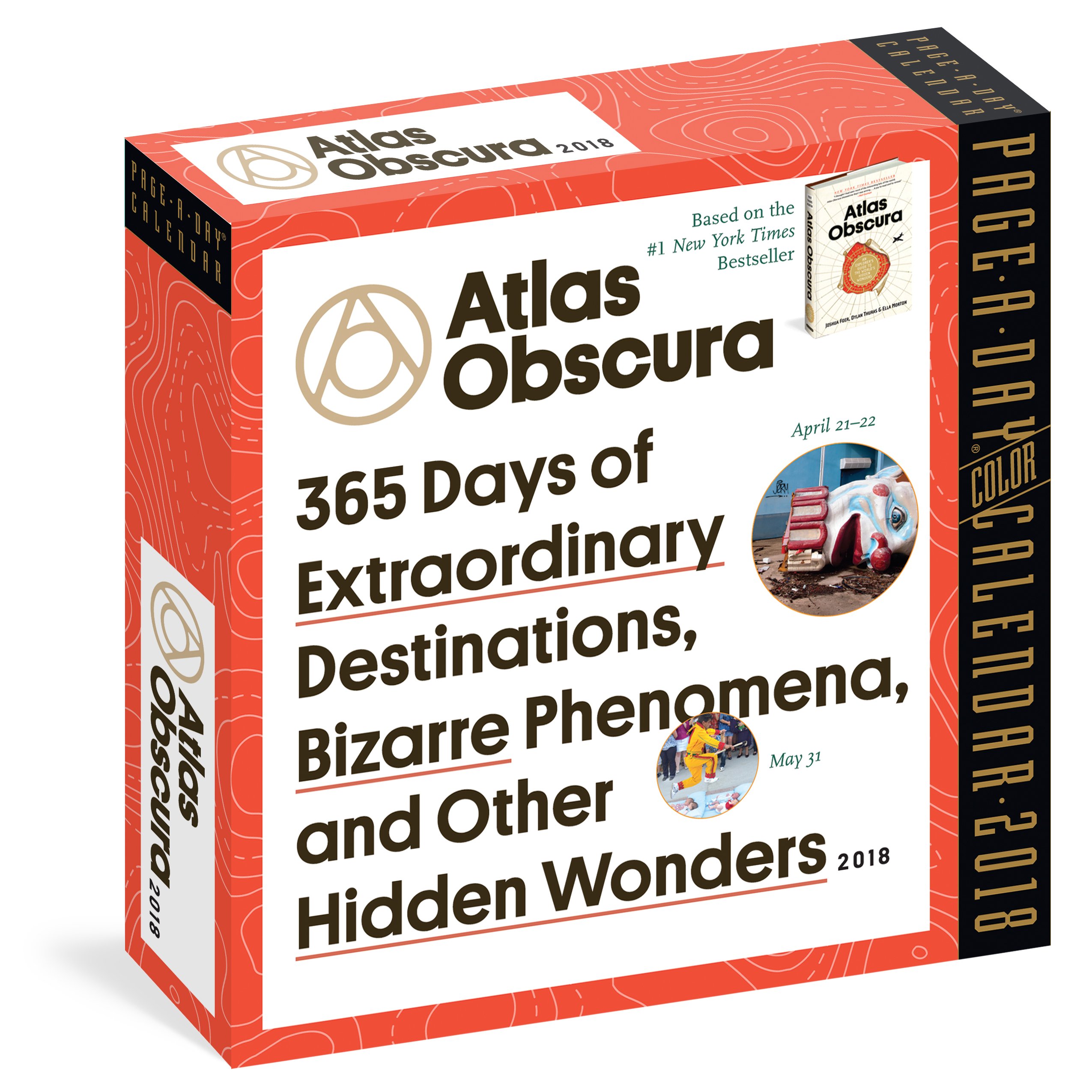 Calendar De Birou 2018 Atlas Obscura Workman Publishing
