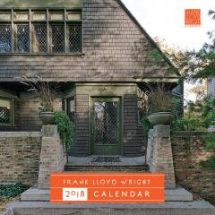 Calendar de perete 2018 - 16 luni - Frank Lloyd Wright