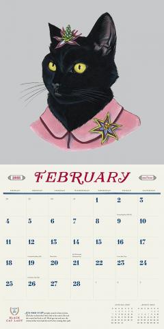 Calendar de perete 2018 - 16 luni - Berkley Bestiary Animal Portrait