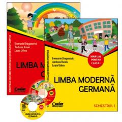Limba moderna germana. Manual pentru clasa I (sem.I şi al II-lea) + 2 CD