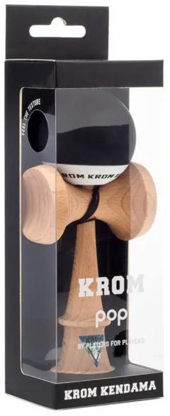 Jucarie de indemanare -  Kendama Krom Pop - Rubber Black