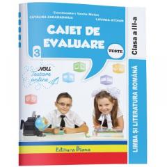 Coperta cărții Caiet de evaluare - limba si literatura romana teste clasa a III a