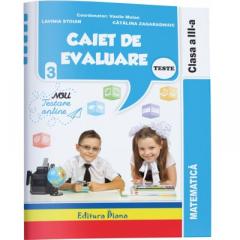 Caiet de evaluare - matematica teste clasa a III a