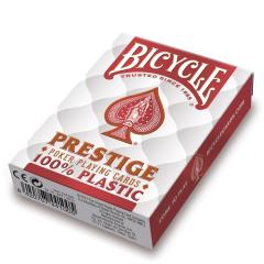 Carti de joc - Bicycle Prestige Jumbo Plastic rosu