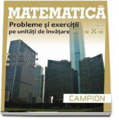 Matematica, M2. Probleme si exercitii pe unitati de invatare, pentru clasa a X-a 