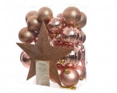 Set pentru decorarea bradului - Pink Champagne | Kaemingk