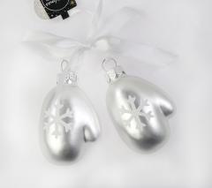 Decoratiune Craciun - Gloves with White Snowflake