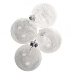 Set 4 globuri decorative - Tinsel Inside | Kaemingk