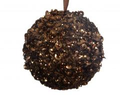 Glob decorat cu paiete - Dark Chocolate