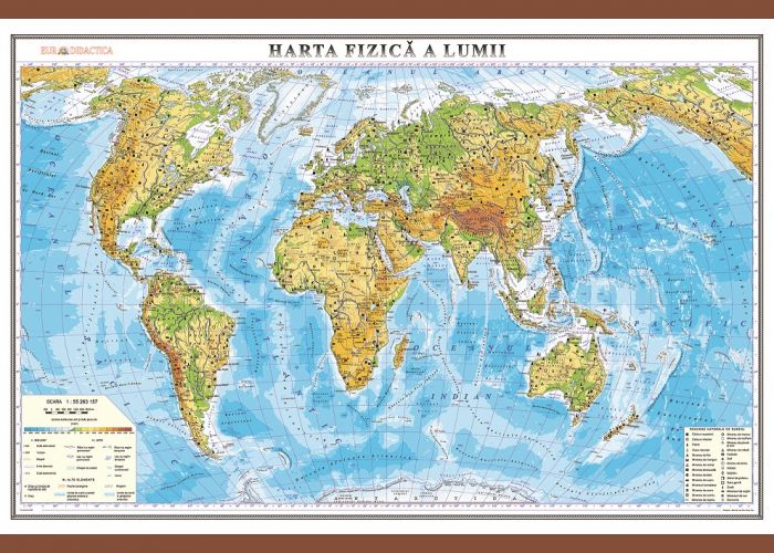 Harta Fizica A Lumii