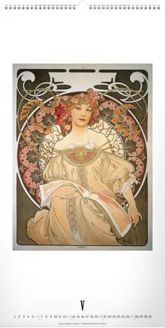 Calendar 2018 - Alphonse Mucha