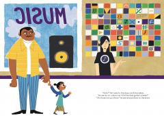 Patti at the Music Shop