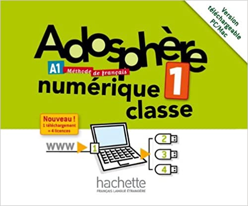 Adosphere 1 : Manuel numerique enrichi pour l&#039;enseignant (carte de telechargement)