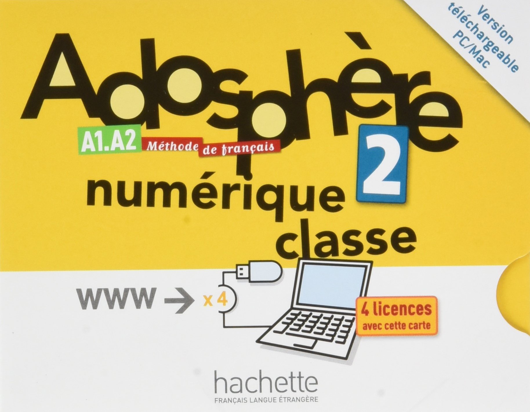 Adosphere 2 - Manuel numerique enrichi pour l&#039;enseignant (carte de telechargement)