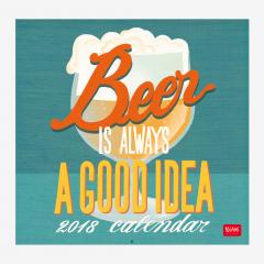 Calendar de perete 2018 - Beer is Always a Good Idea