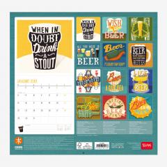 Calendar de perete 2018 - Beer is Always a Good Idea