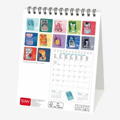 Calendar de birou 2018 - Book Lovers Legami