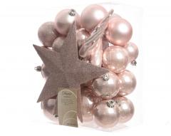 Set pentru decorarea bradului - Pink | Kaemingk