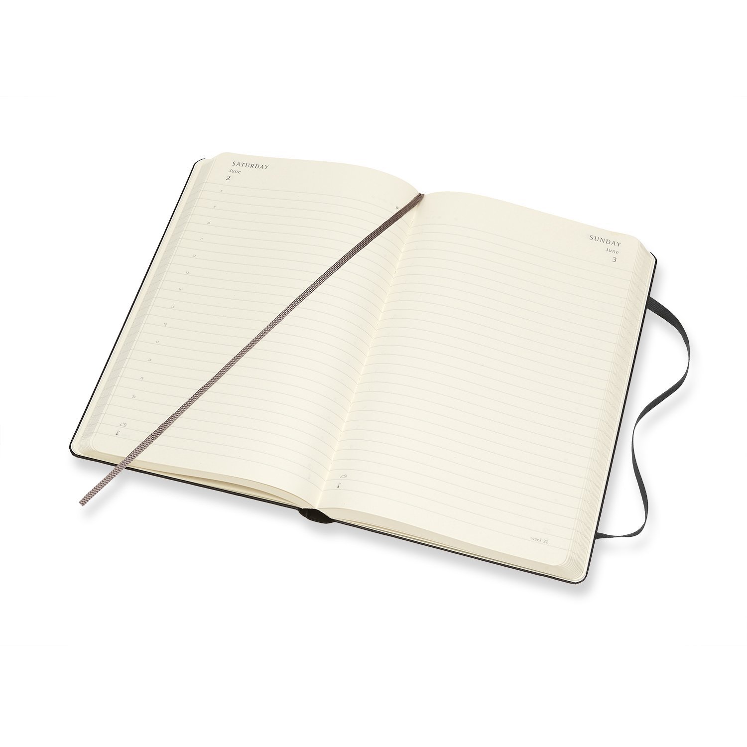 Agenda Moleskine 2018 Large Daily Black Hard Moleskine