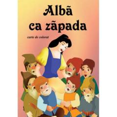 Alba ca zapada - Carte de colorat