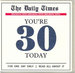 Felicitare - Daily Times 30 Today