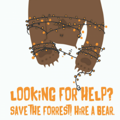 Felicitare - Funny bear