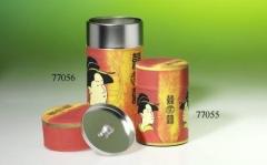Japanese tea tin Nanami